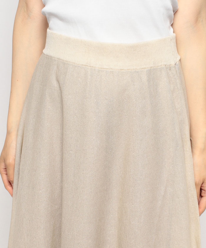 セール 40%OFF】ルーニィ LOUNIE サテンフレアスカート