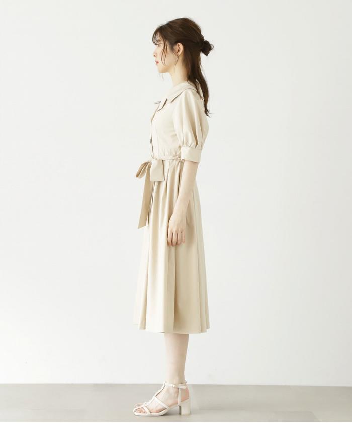 ワンピース PAIN OR PLEASURE BALLON DRESS 4BUK402 PAIN OR PLEASURE☆韓国☆大人気☆DEW CHIFFON FRILL DRESS 2色