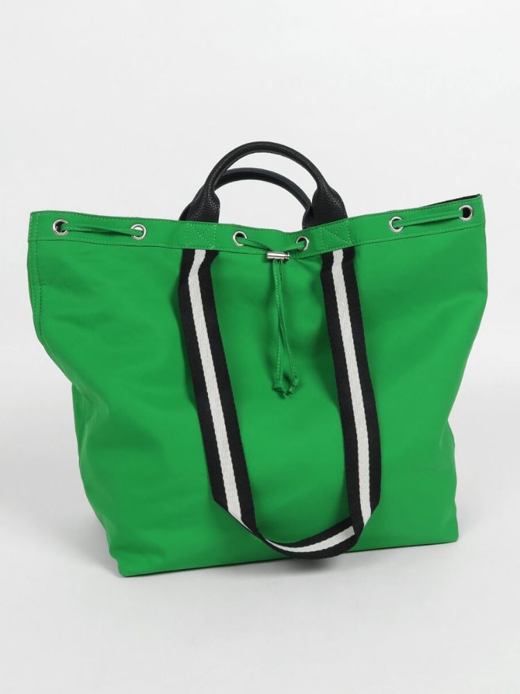 ラシュッド LASUD ラインテープ2WAY巾着トートバッグ(green)(505406032) | ラシュッド(LASUD) - d fashion