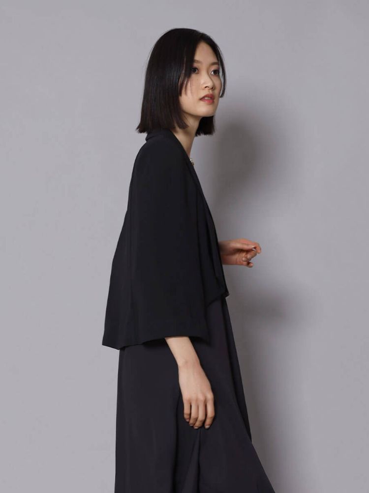 resil ケープデザインショートジャケット LASUD｜ケープデザインショートジャケット | Rakuten Fashion