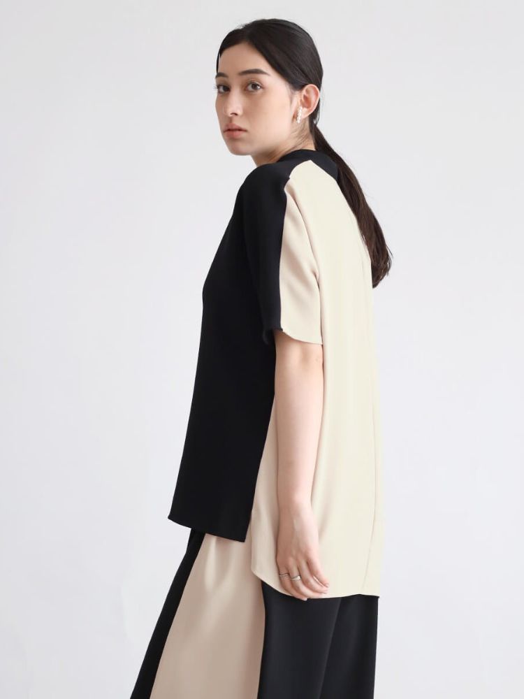 二重Vネックブラウス(505408388) | アーガ(Aga) - d fashion 二重Vネックブラウス(505408388) | アーガ(Aga) - d fashion