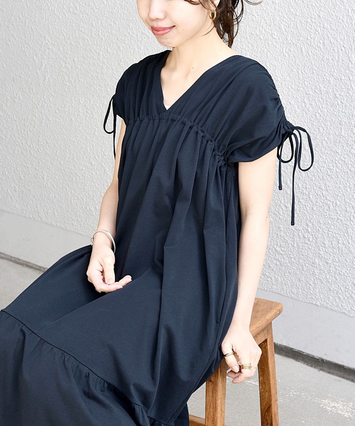 セール 40%OFF】SHIPS any:〈洗濯機可能〉ショルダー ギャザー