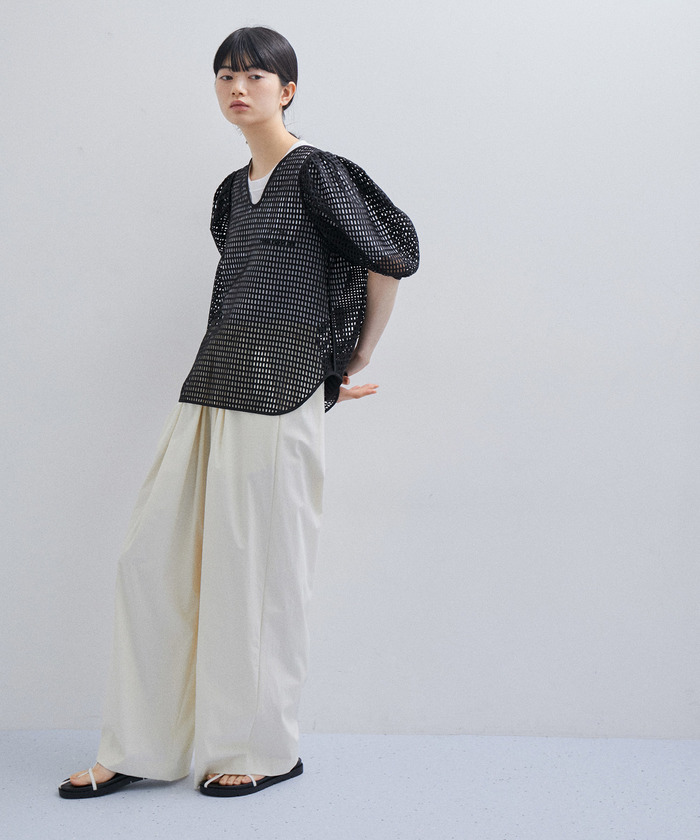 セール】【セットアップ対応】メッシュレースブラウス(505324622