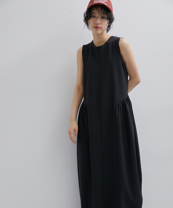 【ほぼ新品】アダムエロペ サイドギャザーワンピース ADAM ET ROPE セール 30%OFF】サイドギャザーカットワンピース(505369315