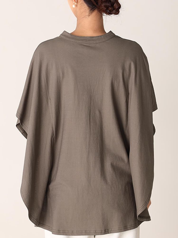 【新品未使用】 FENNEL キーネックコットンカットソー セール】フェンネル FENNEL キーネックコットンカットソー