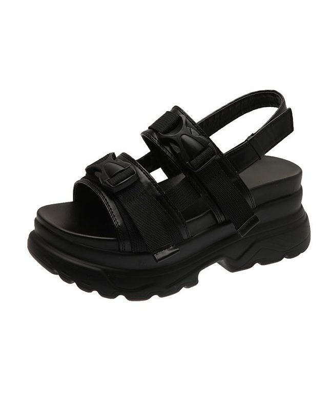SLY 厚底ブラック スポーツサンダル セール 81%OFF】シュベック SVEC 厚底スポーツサンダル
