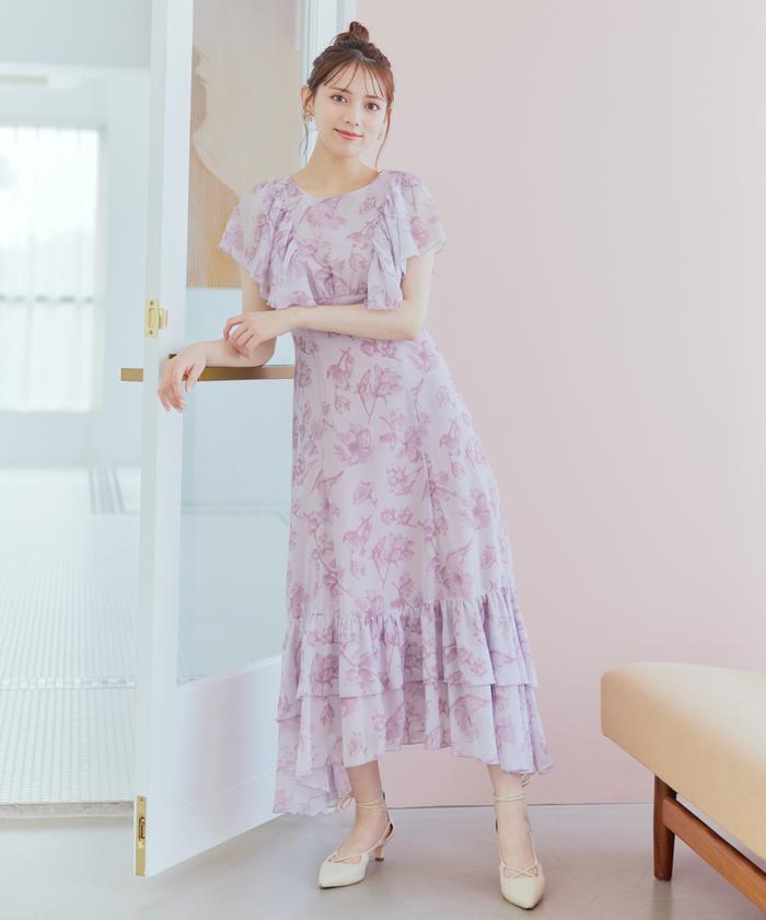 新品【UK8】 Lipsy ブルー フローラル ウエストツイストフリルワンピース 楽天市場】CLEARANCE-SALE ワンピース 花柄 大柄 フラワー 春夏