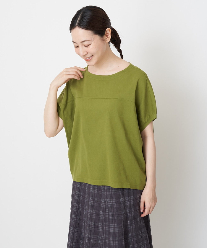 クーポン】【セール 50%OFF】[洗える]ビワコットンプルオーバー