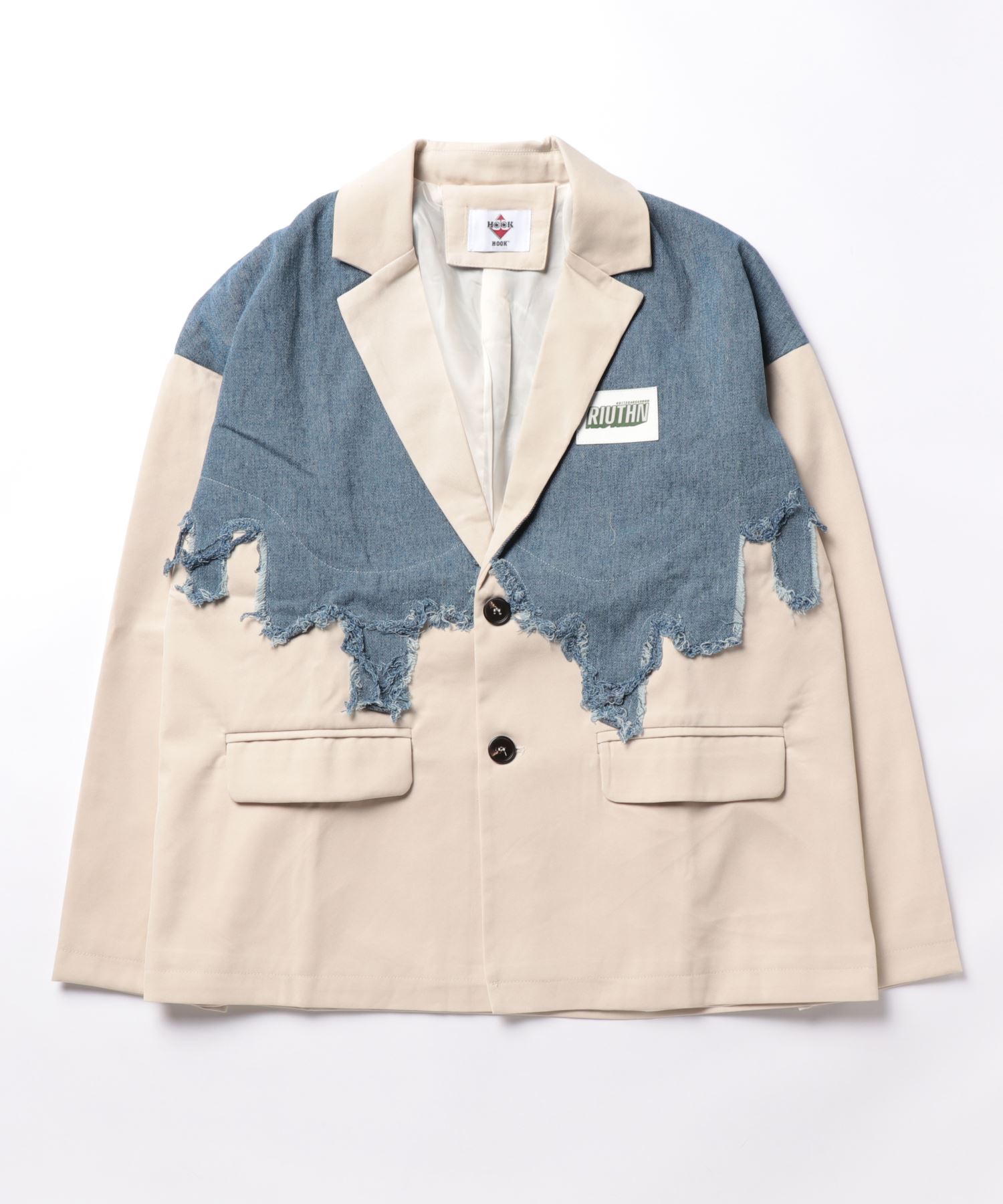 超歓迎 限定値下げ中！dsquared2異素材切り替えジャケット48 （HOOK ジャケット・アウター