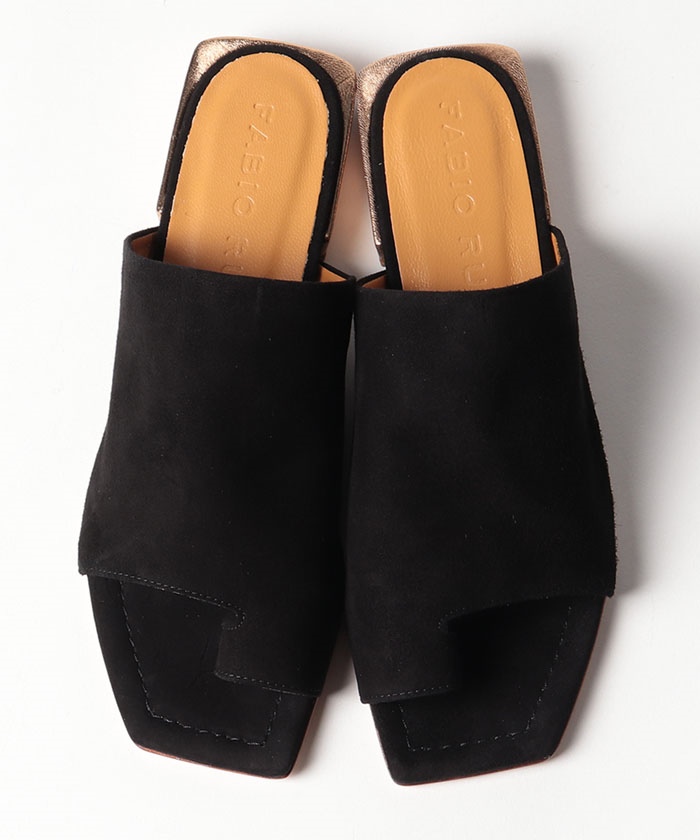 FABIO RUSCONI フラットシューズ スクエアトゥ パイソン 36 Fabio Rusconi フラットパンプス パイソン size 36 - メルカリ