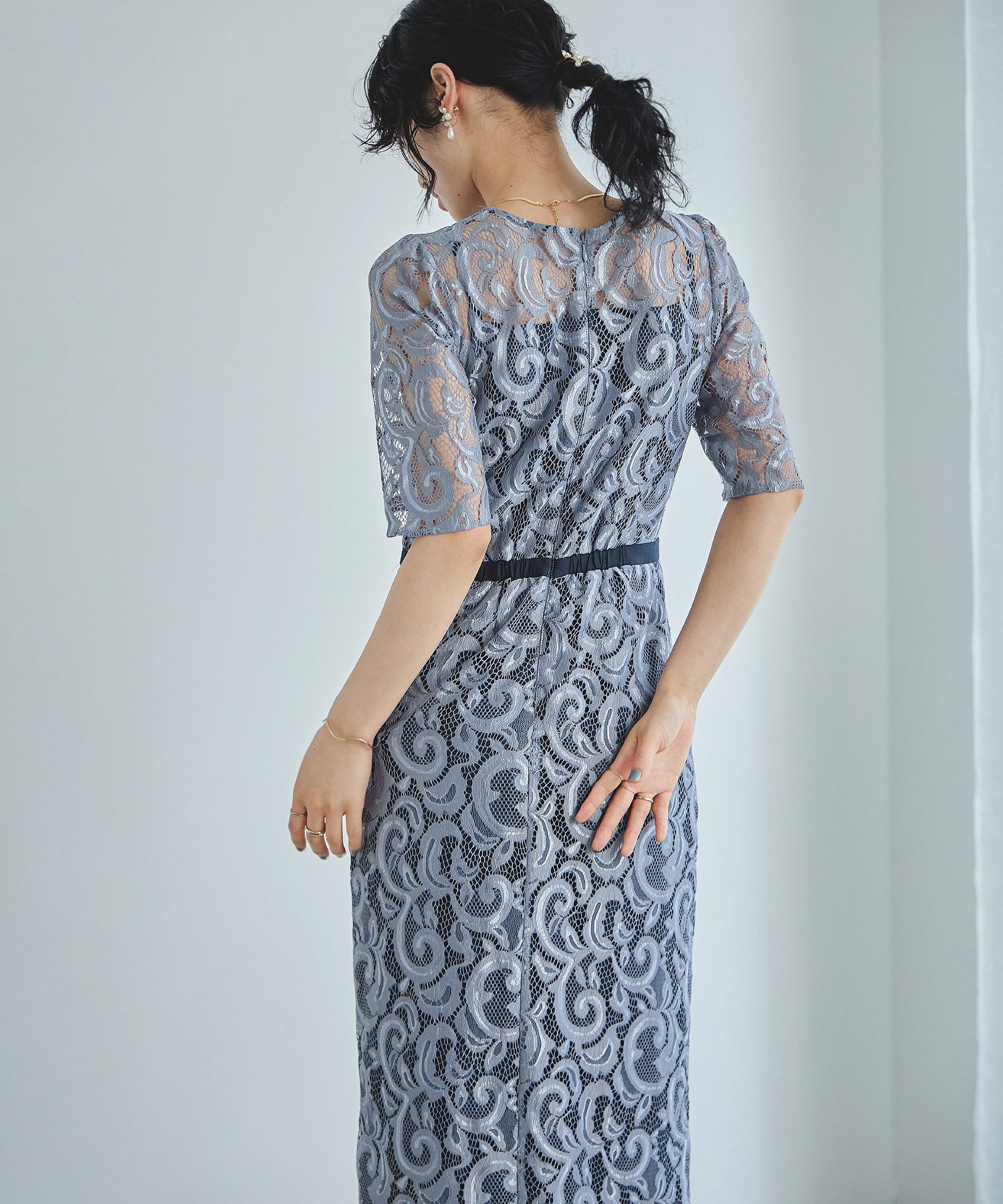 niana ニアナ 結婚式 ワンピース パーティードレス レース 総レース niana ニアナ 結婚式 ワンピース パーティードレス レース 総レース