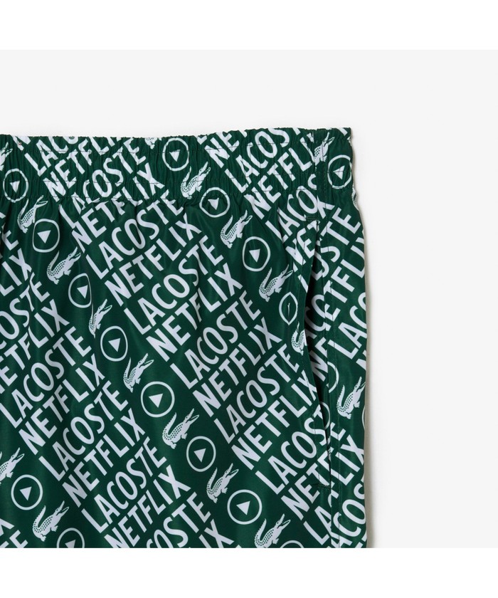 クーポン】【セール 50%OFF】『Lacoste x Netflix』 耐水総柄