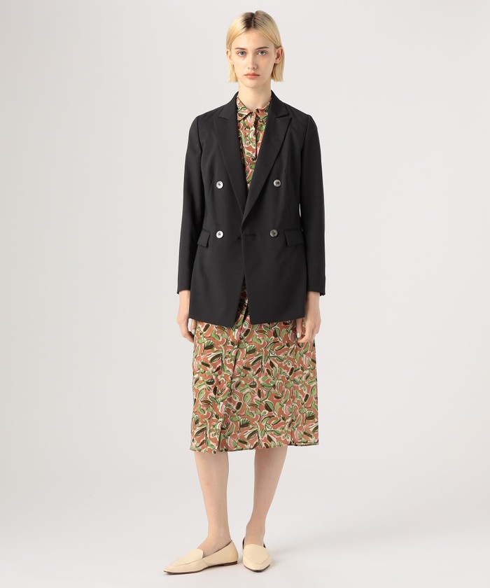 L’AGENCE 黒ベルベットダブルブレストジャケット US4 1100024F2326_m1_a013.jpg