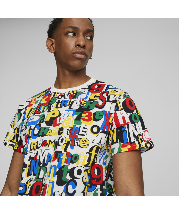 セール】メンズ バスケットボール トラッシュ トーク AOP Tシャツ