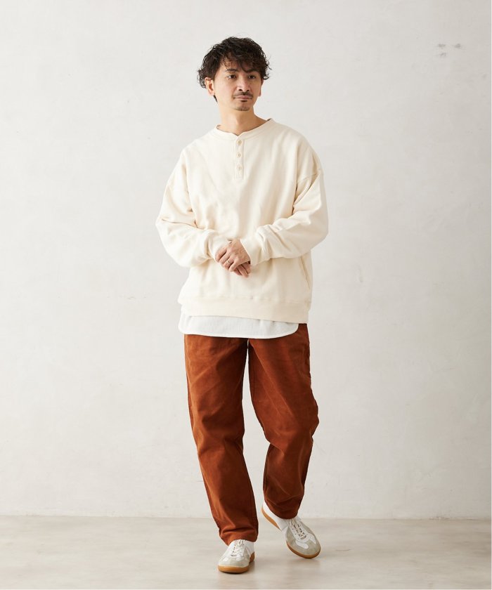 セール】CALIFORNIA UPCYCLE ヘンリーネックスウェット
