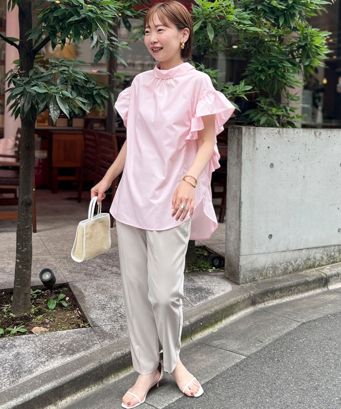セール 20%OFF】ロールネックバックリボンブラウス(505373115