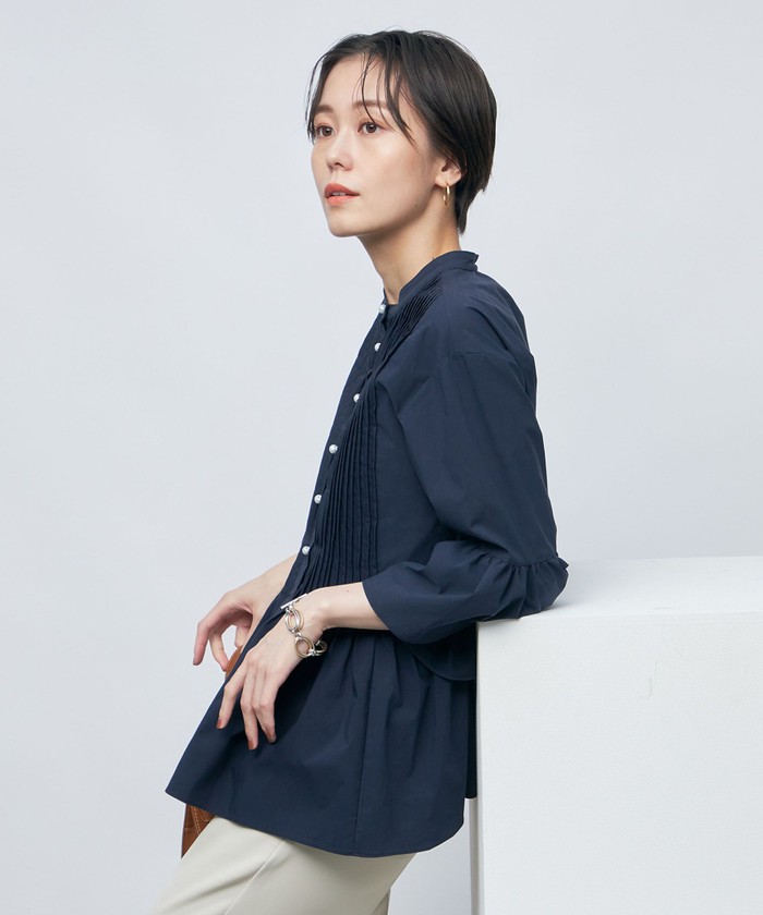 セール 35%OFF】ピンタックペプラムブラウス(505399309