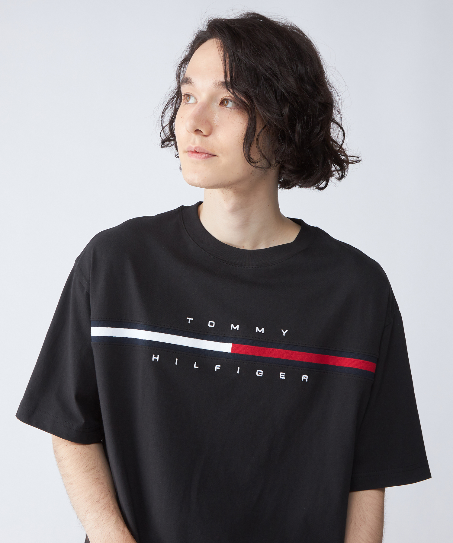売れ筋商品|||トミー ヒルフィガー Tシャツ レディース トップス STAMP LOGO SLIM TEE - Print T-shirt - medium red $_57.JPG?set_id=880000500F