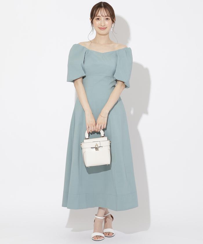 セール 60%OFF】袖バルーンスクエアワンピース(505421578