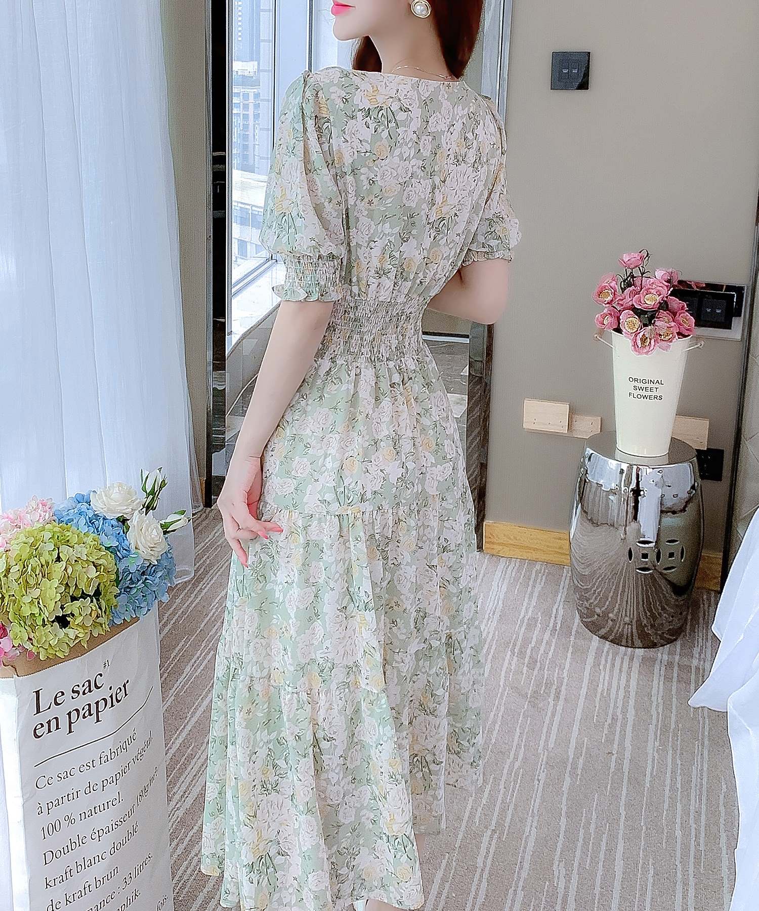 セール】テディショップ Teddyshop レディース 半袖小花柄