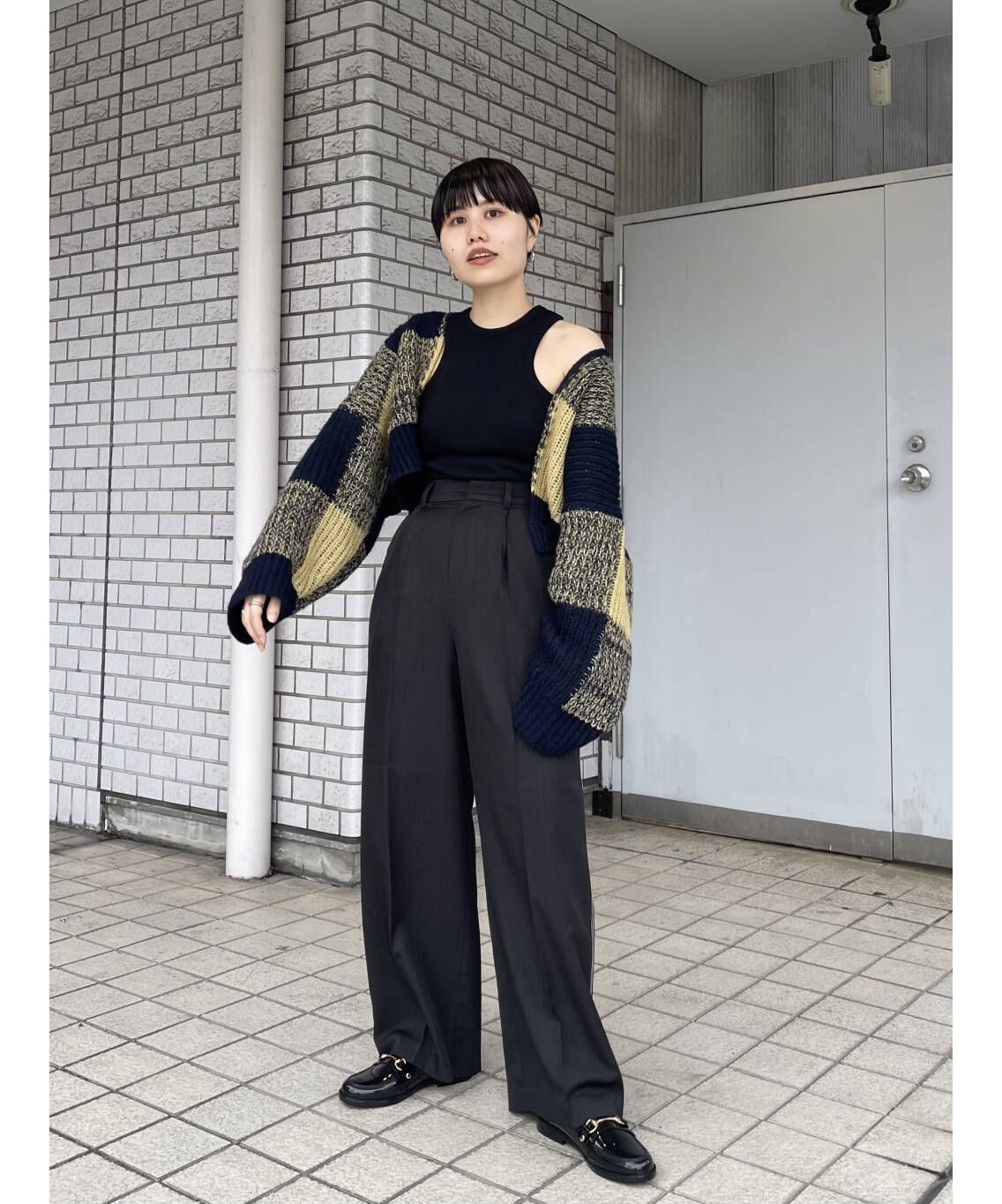 セール 60%OFF】BIGチェックショートカーディガン(505403328