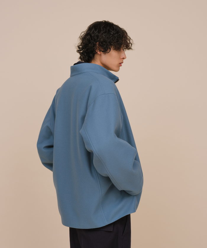 アダムエロペ　スタンドカラーフーデッドリバーコート　23-24AW キャメル アダムエロペ スタンドカラーフーデッドリバーコート 23-24AW