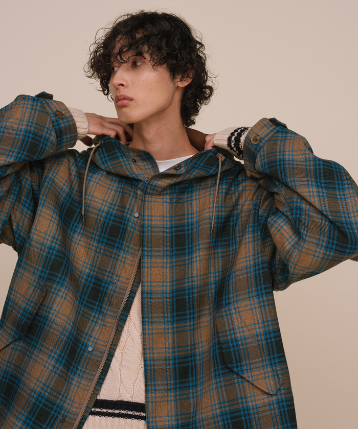 低 価格ファッション - ADAM ET ROPE サックスブルー フード付