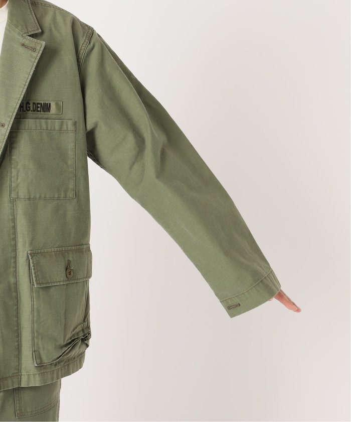 東野デニム × JOURNAL STANDARD】BACK SATIN JACKET(505416402 東野デニム × JOURNAL STANDARD】BACK SATIN JACKET(505416402