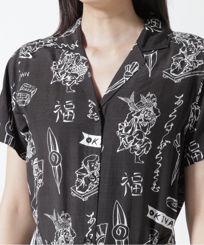 aloha blossom アロハブロッサム フラガール ワンピース 100 完売品♡】 Aloha blossom フラガールワンピース ホワイト