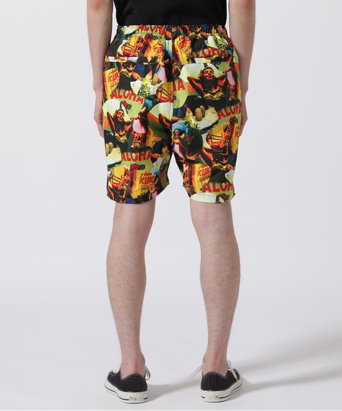 Aloha Blossom/アロハブロッサム/Wez Collage Beach Shorts