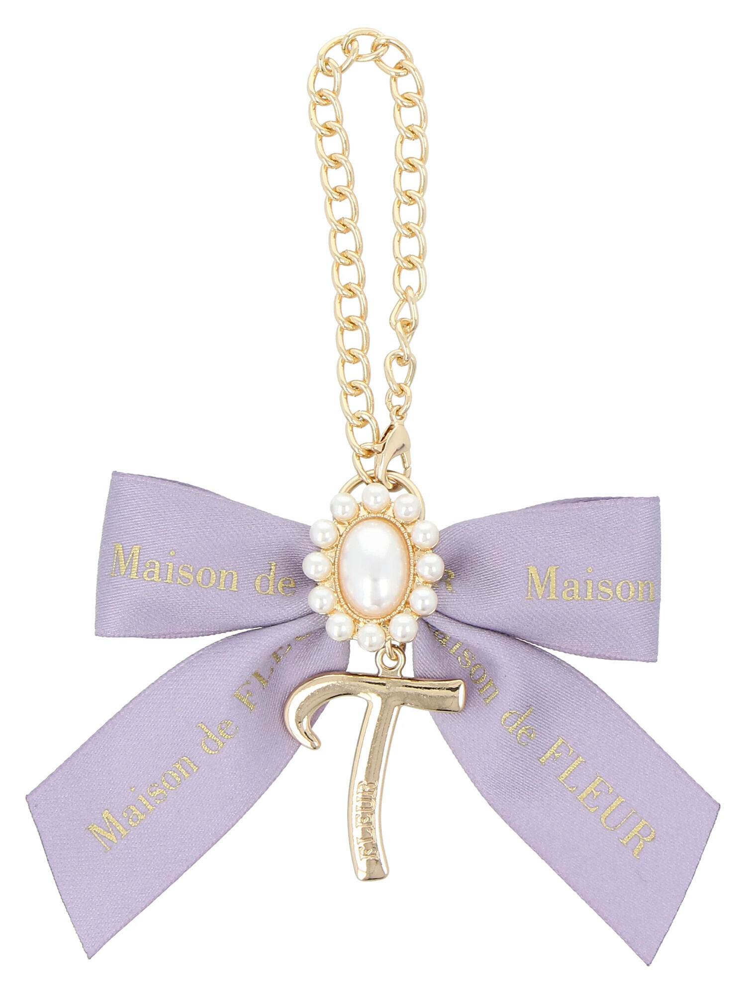 メゾン ド フルール Maison de FLEUR イニシャルバックチャーム