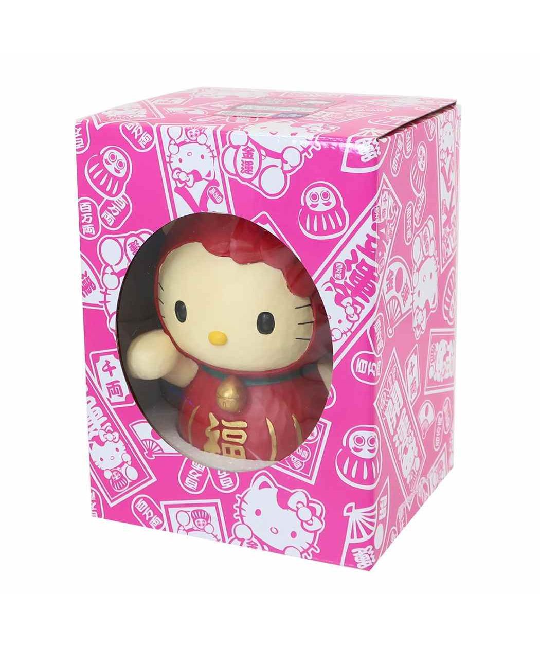 レア☆ハローキティ 開運貯金箱 だるま シネマコレクション cinemacollection ハローキティ 貯金箱 KT