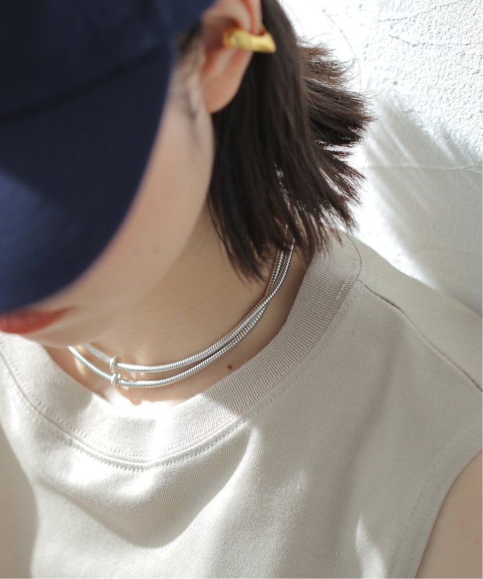 SAPIR BACHAR/サピア バシャール】DOUBLE SNAKE CHOKER