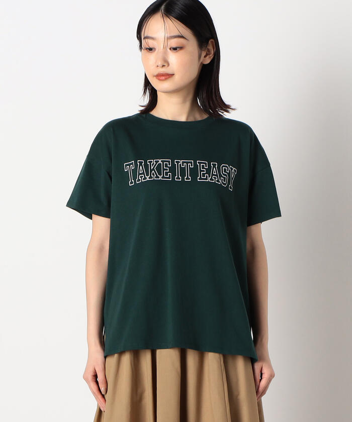 セール】コットン ロゴプリントTシャツ(505401473