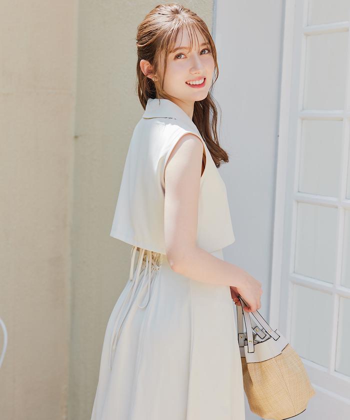 【美品】 アシール ウールブレンド フォーマルジャケット ノースリーブワンピース 楽天市場】ノースリーブ ワンピース（スーツ・セットアップ