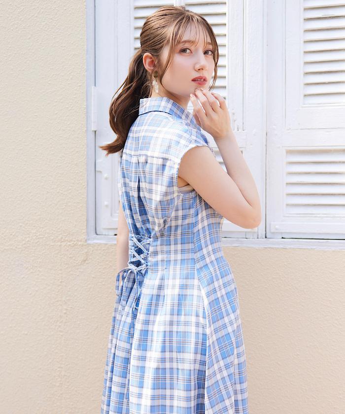 *paris*メタリック パステル ウエストベルト プリーツ ワンピ Amulet｜ウエストマークプリーツワンピース | Rakuten Fashion