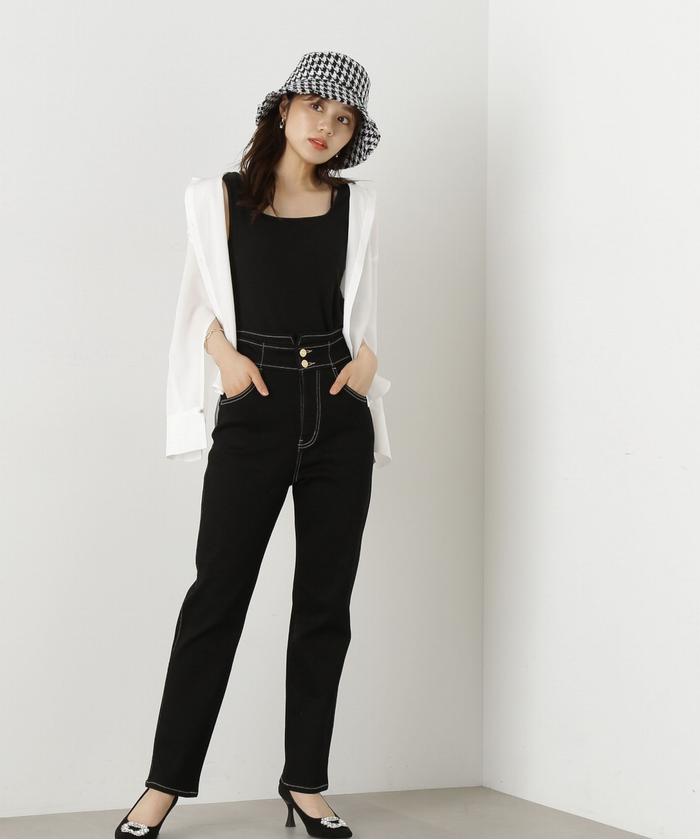 セール 30%OFF】テーパードデニムパンツ(505426848