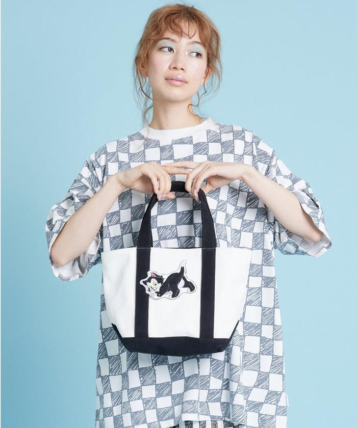 Disney little sunny bite コラボ フィガロ トートバッグ LittleSunnyBite/リトルサニーバイト/Disney character tote bag
