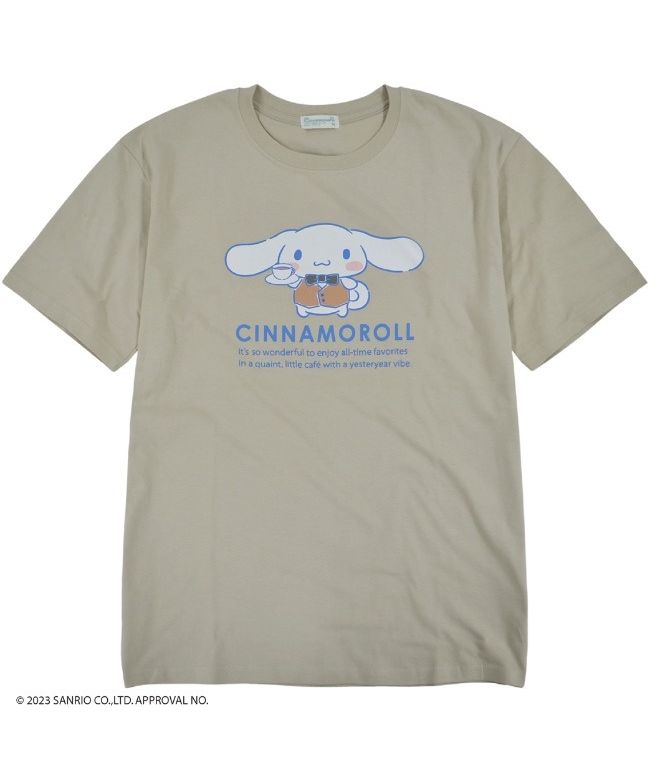 【新品】 ロンリー論理 サンリオ シナモロール Tシャツ 2枚 サンリオ Sanrio シナモロール サンリオ Tシャツ 半袖 プリント