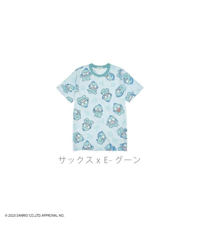サンリオ Sanrio ハンギョドン プリント 半袖 Tシャツ トップス