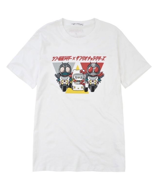 サンリオ Sanrio シン仮面ライダーxサンリオ コラボ プリントT