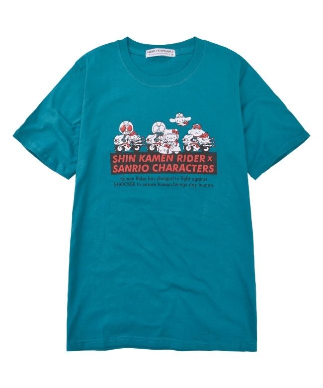 サンリオ Sanrio シン仮面ライダーxサンリオ コラボ プリントT