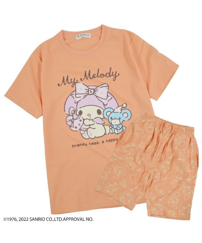 サンリオ Sanrio マイメロディ ドライワッフル 半袖 Tシャツ