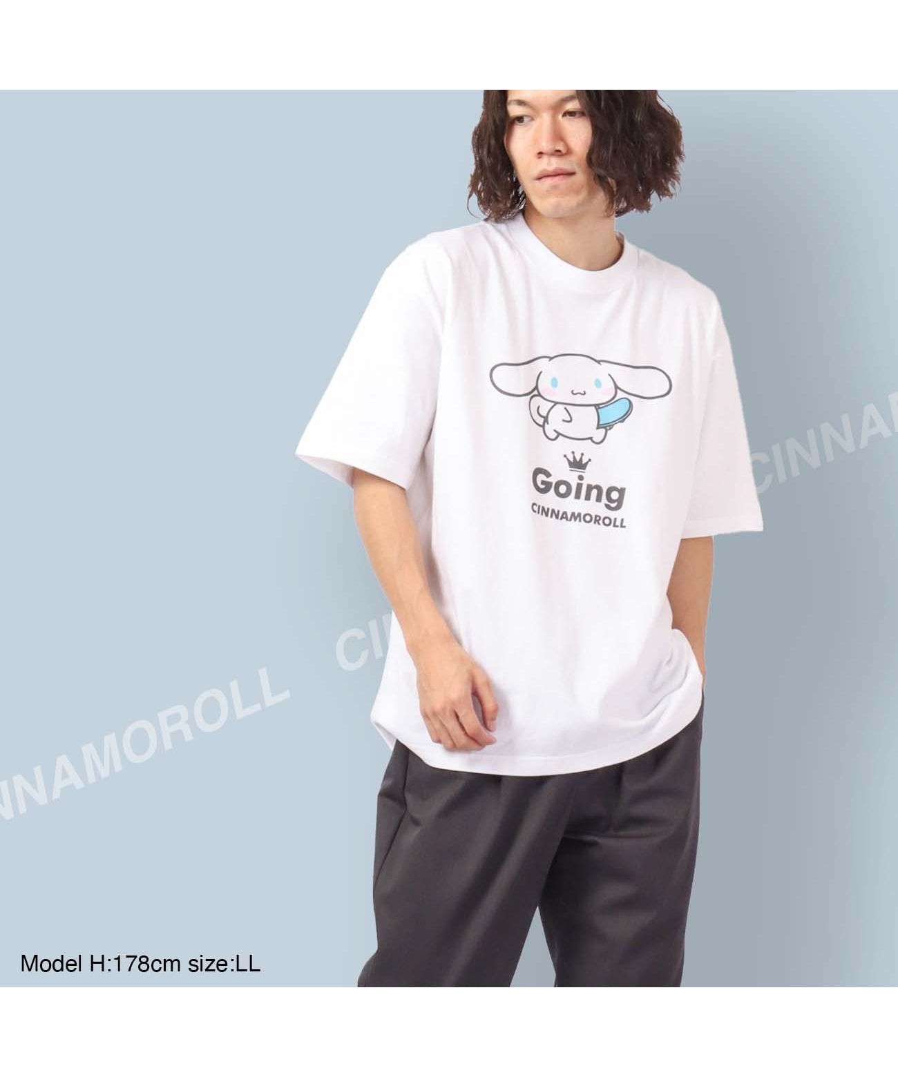 【新品】ステューシー キティ サンリオ コラボ 限定 シナモロール Tシャツ 新品】ステューシー キティ サンリオ コラボ 限定 シナモロール