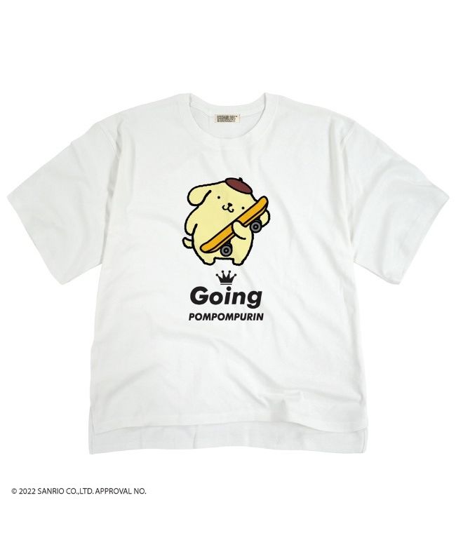 ポムポムプリン グッズ Tシャツ サンリオ キャラクター BIG T-SHIRTS サンリオ Sanrio ポムポムプリン Tシャツ ストリート サンリオ
