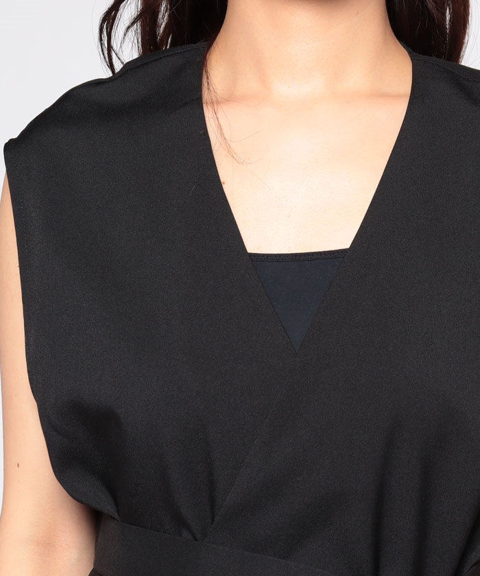 セール 60%OFF】【CAPRICIEUX LE'MAGE】ベルト付ミドルベスト