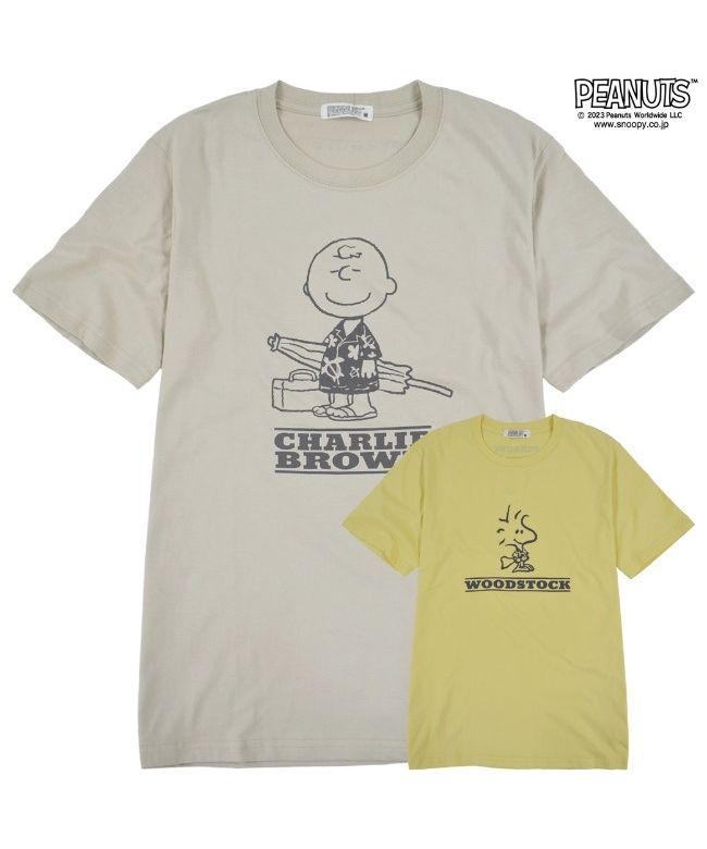 peanuts　チャーリーブラウンTシャツ ピーナッツ PEANUTS スヌーピー チャーリーブラウン Tシャツ BIG