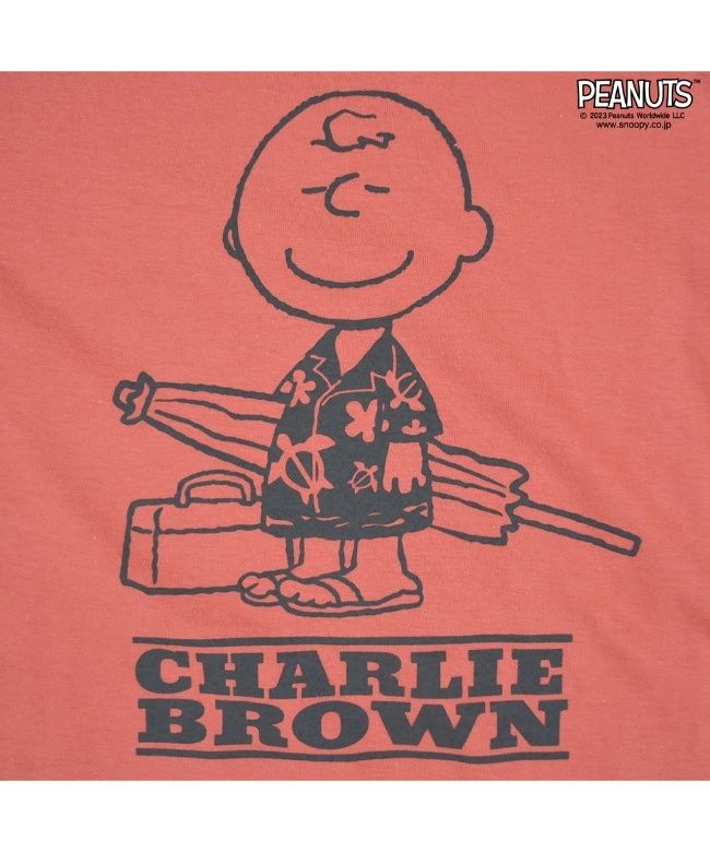 peanuts　チャーリーブラウンTシャツ ピーナッツ PEANUTS チャーリーブラウン ウッドストック Tシャツ