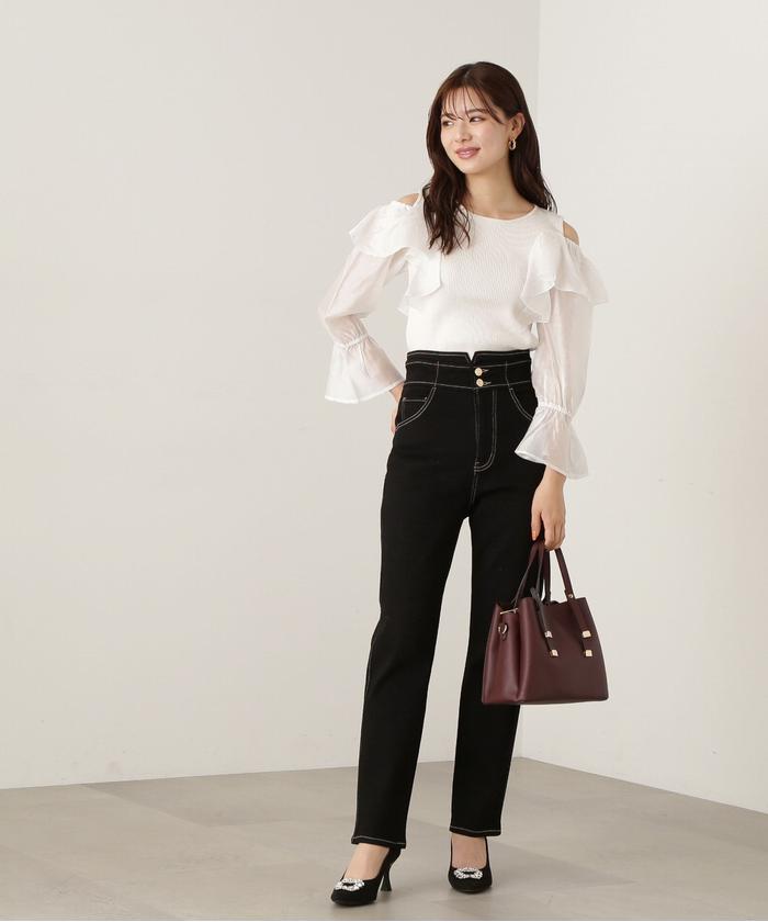 セール 30%OFF】テーパードデニムパンツ(505426848