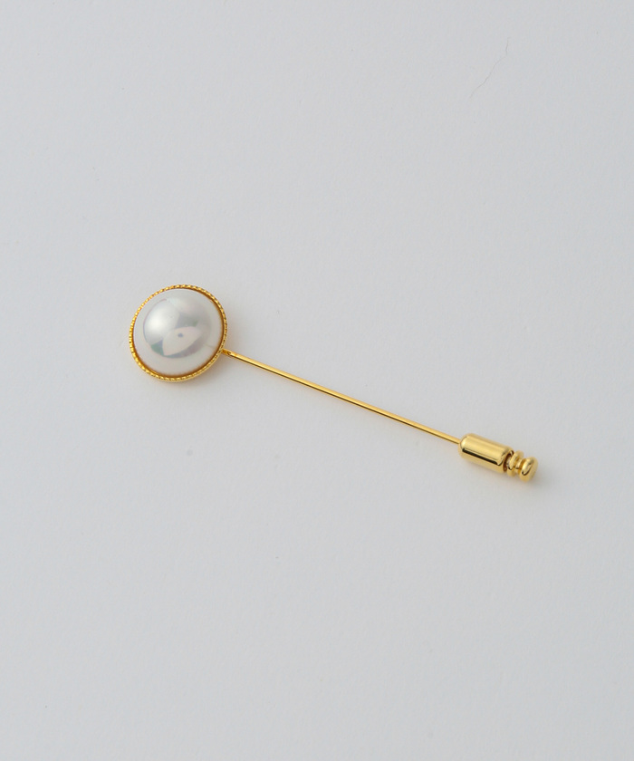 雑誌掲載】【MITAKE BUTTON】ロングピンブローチ(505429263